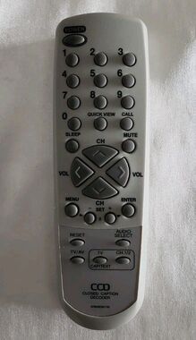 CCD Closed Caption Decoder 76N0DW110 TV AV Remote Control nice works working....